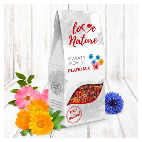 Jedlé kvety mix 10g 100% prírodné - Love Natur - Love Natur