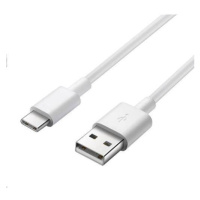 Kábel USB PREMIUMCORD 3.1 C/M - USB 2.0 A/M, rýchlonabíjací prúd 3A, 50 cm, biela