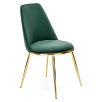 Dizajnová stolička GLAMOUR K460 zelená
