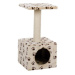 Trixie Junior Zamora scratching post, 60 cm, beige with paw prints