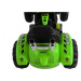 mamido Elektrický traktor pre deti s radlicou zelený