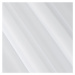 Biela záclona na krúžkoch ESEL vyrobená z hladkej lesklej látky 350x250 cm
