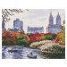 Maľovanie podľa čísel - JESENNÝ NEW YORK Rámovanie: bez rámu a bez vypnutia plátna, Rozmer: 40x5