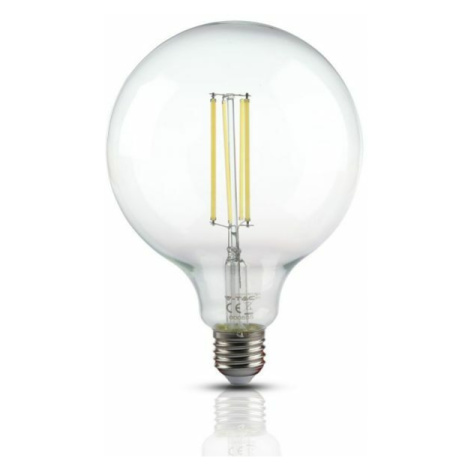 Žiarovka LED Filament E27 12W, 4000K, 1521lm, G125 VT-2143 (V-TAC)