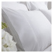 Súprava 2 bielych obliečok na vankúš z bavlneného saténu Bianca Luxury, 50 x 75 cm