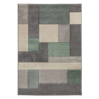 Kusový koberec Hand Carved Cosmos Mint/Grey/Cream - 160x230 cm Flair Rugs koberce