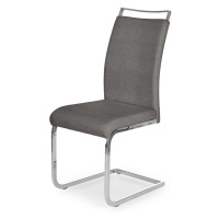 HALMAR K348 jedálenská stolička sivá / chróm