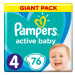 PAMPERS Active Baby GP (9-14kg) 76 ks