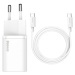 Nabíjačka Baseus Super Si Quick Charger 1C 25W with USB-C cable for USB-C 1m (white)