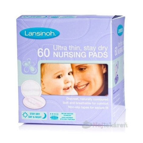 LANSINOH Jednorázové vložky do podprsenky 60ks