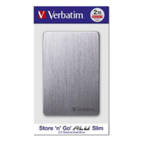 Verbatim externý pevný disk, Store, n, Go ALU Slim, 2.5 