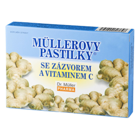 Dr. Müller MÜLLEROVE PASTILKY SO ZÁZVOROM zahriatie 24 ks