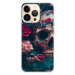 Odolné silikónové puzdro iSaprio - Skull in Roses - iPhone 13 Pro Max