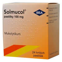 SOLMUCOL 100 mg pastilky 24 ks