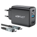 Nabíjačka Wall Charger Acefast A17, 65W GaN + cable USB-C (black)