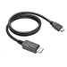 Kabel C-TECH CB-DP-HDMI-20 DisplayPort/HDMI, 2m, černý