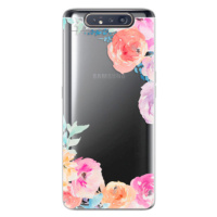 Odolné silikónové puzdro iSaprio - Flower Brush - Samsung Galaxy A80