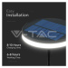 Vonkajšie LED napichovacie  svietidlo solárne 2W, 3000K, IP44,  VT-1146 (V-TAC)
