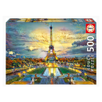 Puzzle Eiffel Tower Educa 500 dielov a Fix lepidlo