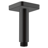 Hansgrohe Vernis Shape, stropné rameno na hlavovú sprchu 100 mm, čierna matná, HAN-26406670