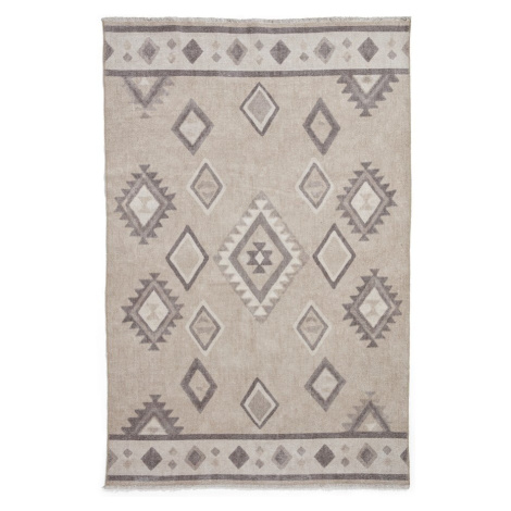 Béžový prateľný behúň s prímesou bavlny 60x170 cm Whisper – Think Rugs