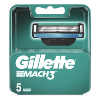 GILLETTE Mach3 Náhradné hlavice 5 ks