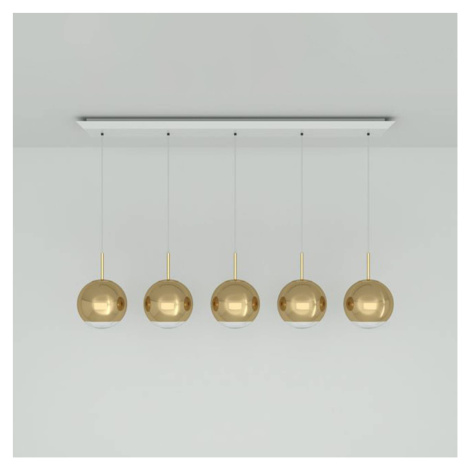 Tom Dixon Mirror Ball 25 cm Linear 5-pl. zlatá