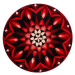 GRUND POZNÁNÍ Mandala kruhová priemer 80 cm, červená