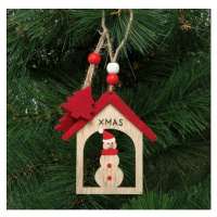Ozdoba na vianočný stromček - snehuliak - závesná - 17,5 x 7,5 cm 3 kusy