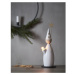 Biela svetelná dekorácia s vianočným motívom ø 12 cm Lucia Classic – Star Trading