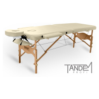 Skladací masážny stôl TANDEM Profi W2D Farba: krémová