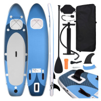 vidaXL Nafukovací Stand up paddleboard morský modrý 360x81x10 cm