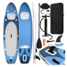 vidaXL Nafukovací Stand up paddleboard morský modrý 360x81x10 cm