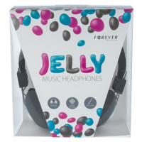 Forever Jelly headphones čierne