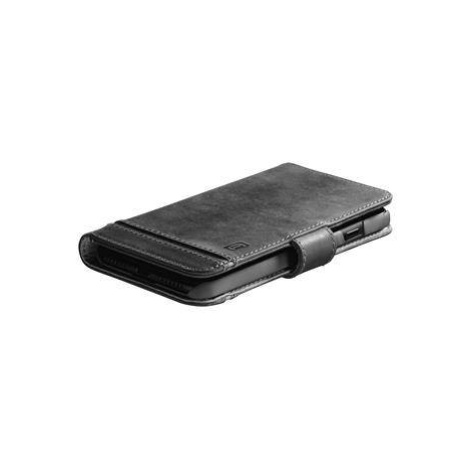 CellularLine Prémiové kožené puzdro typu kniha Supreme pre Apple iPhone 14 Pro Max, čierne