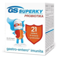 GS SUPERKY Probiotiká 60 + 20 kapsúl ZADARMO