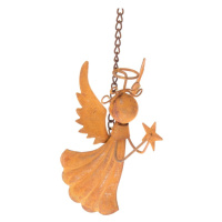 Závesný kovový anjel Dakls, výška 10,5 cm