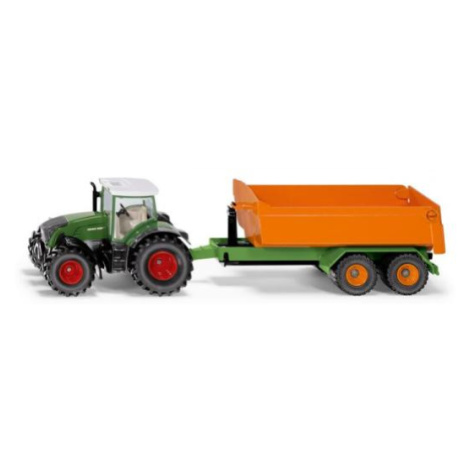 SIKU Farmer - traktor Fendt s vyklápacím prívesom, 1:50