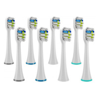 TRUELIFE Sonicbrush UV heads whiten náhradné hlavice pre sonickú zubnú kefku biela 8 ks