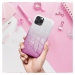 Silikónové puzdro na Apple iPhone 14 Pro Max Forcell Shining strieborno-ružové