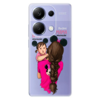 Odolné silikónové puzdro iSaprio - Mama Mouse Brunette and Girl - Xiaomi Redmi Note 13 Pro