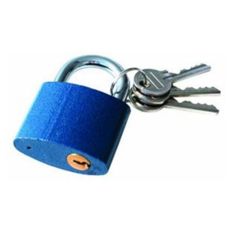 EXTOL CRAFT Zámok visiaci liatinový modrý, 3 kľúče, 32mm 93132 Extol Premium