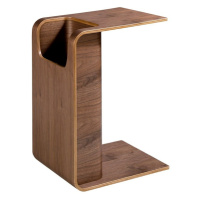 Estila Drevený príručný stolík Vita Naturale moderný hnedý 60cm