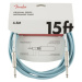 Fender Original Series 15' Instrument Cable Daphne Blue