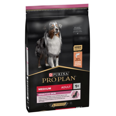 ProPlan MO Dog Opti Derma Adult Medium Sensitive Skin losos granule pre psy 14kg