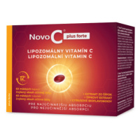 NOVO C Plus forte lipozomálny vitamín C s extraktom zo šípok a citrusovými bioflavonoidmi 60 kap