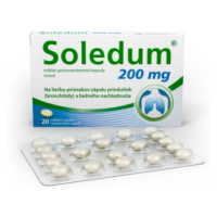 SOLEDUM 200 mg 20 mäkkých kapsúl