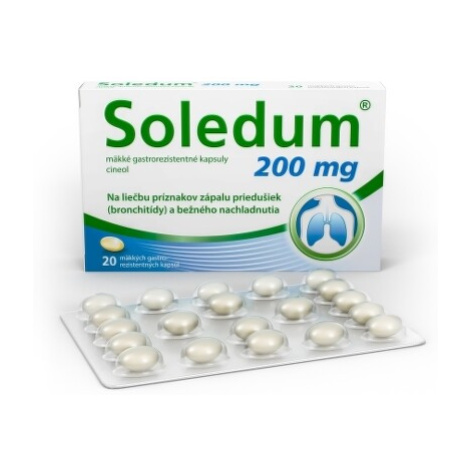 SOLEDUM 200 mg 20 mäkkých kapsúl