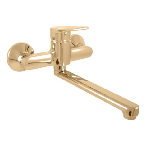 Drezová batéria RAV SLEZÁK Colorado bez výpuste 150 mm zlatá CO101.5/23Z