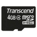 TRANSCEND MicroSDHC karta 4GB Class 4, bez adaptéra